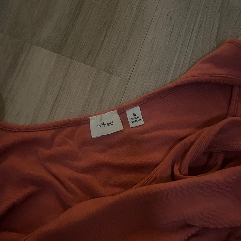 Aritzia Market Midi Dress Pink Medium - Picture 3 of 9